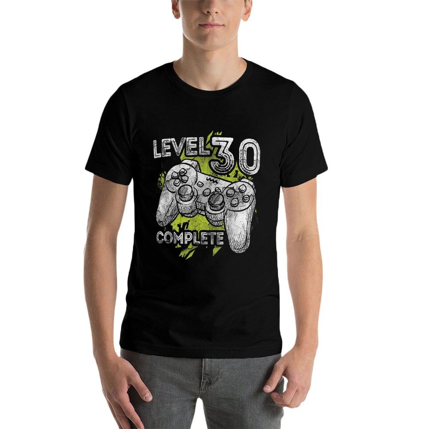 Level 30 Complete Funny Video Games 30th Birthday Gift Wrinkle-resistant T-Shirt
