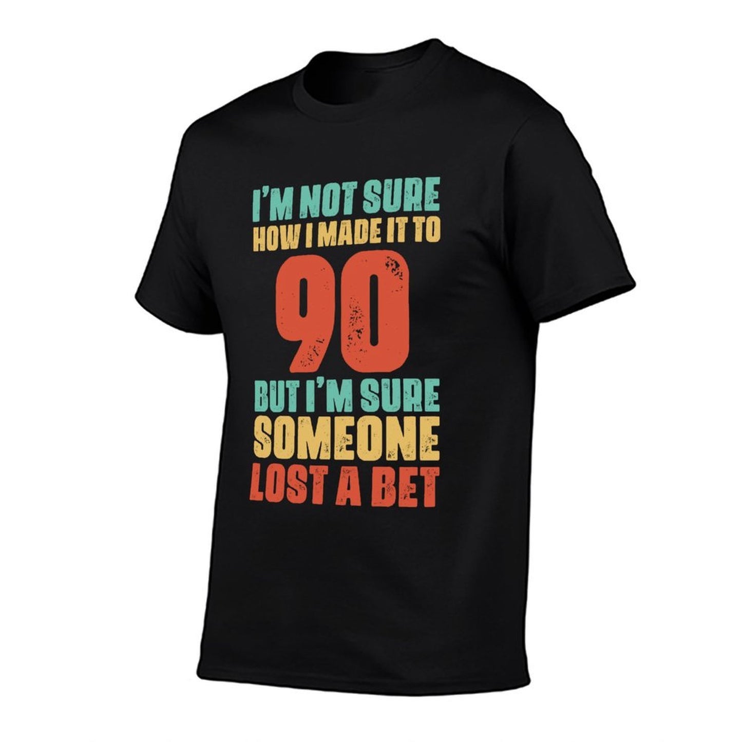 Retro Vintage Funny Mens 90th Birthdays 90 Years Old Sweatshirt Slim-fit Cut T-Shirt