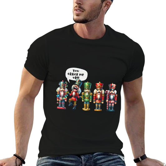 Nutcracker You Crack Me Up Funny Christmas Humor Breathable T-Shirt
