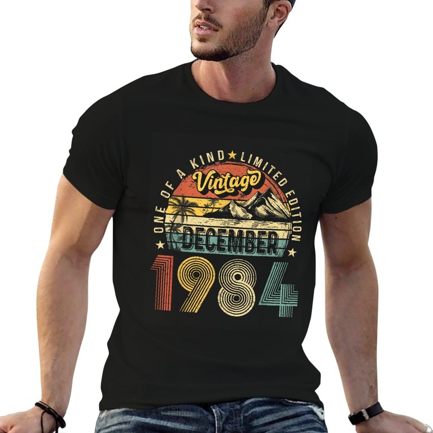 40th Birthday Gift Retro December 1984 40 Year Old Men Women Quick-drying T-Shirt