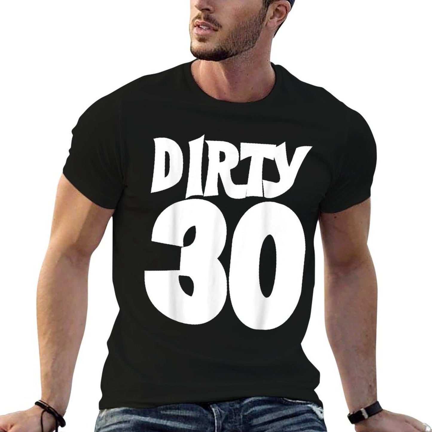 Dirty 30 Shirt Dirty 30th Birthday Party T-shirt Trendy Pattern T-Shirt