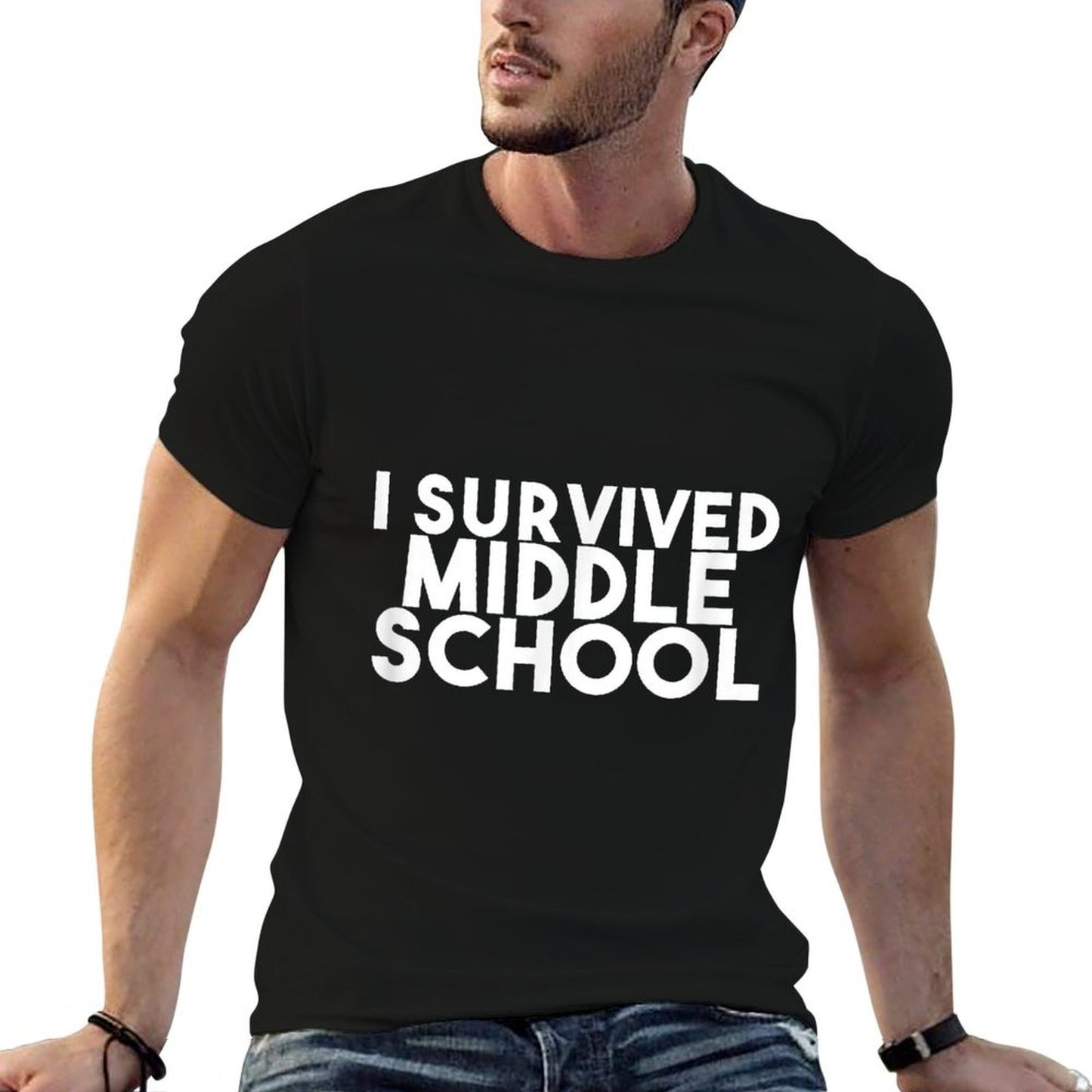 Funny Middle School Graduation Gift Eighth 8th Grade Durable T-Shirt