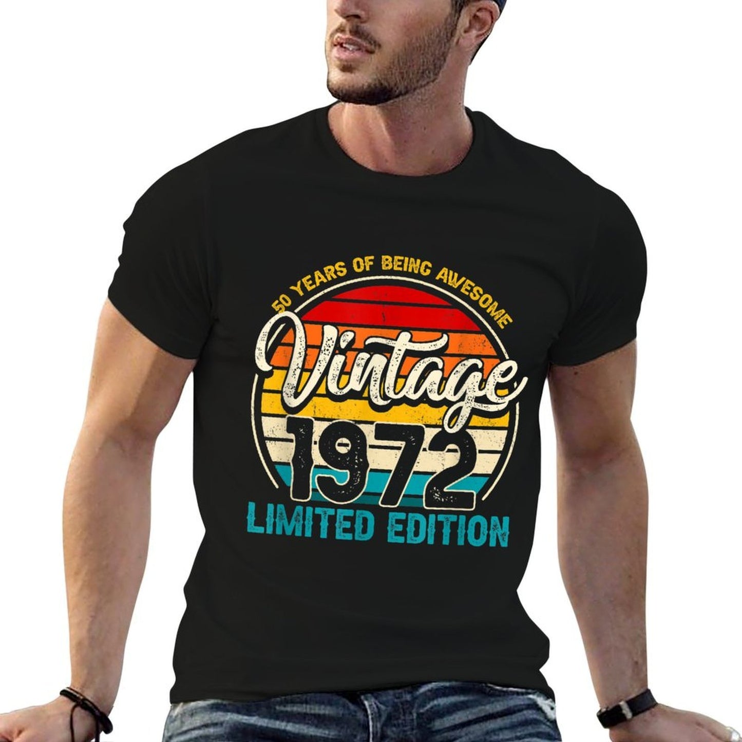 Retro Vintage 1972 Funny 50th Birthday Comfortable T-Shirt