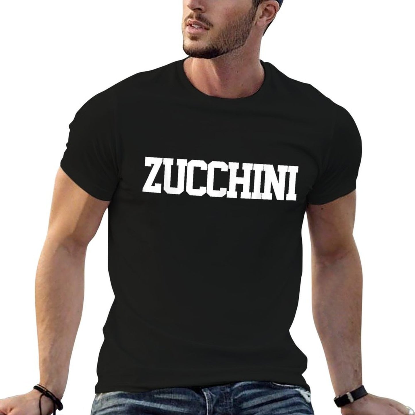 Zucchini Text For Zucchini Lovers. Soft T-Shirt