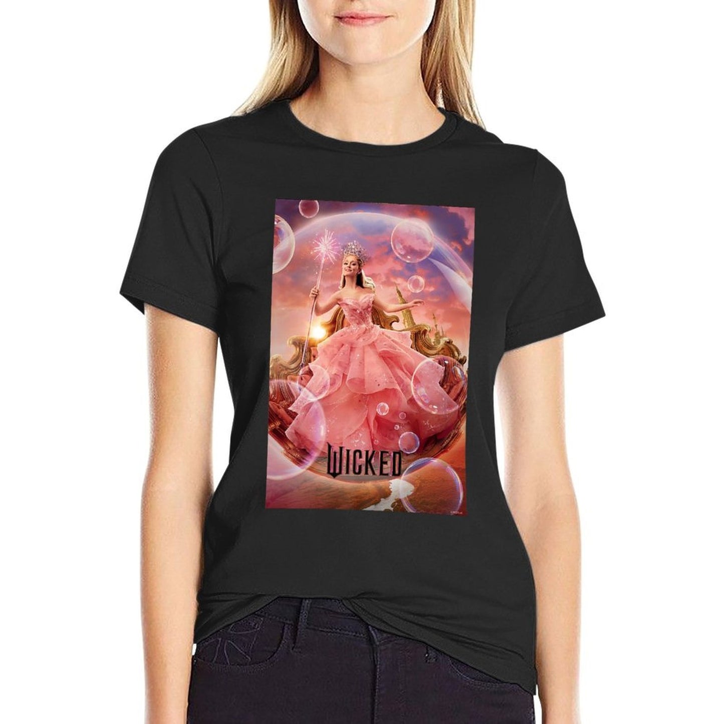 Wicked Glinda Bubble Poster Premium Durable T-Shirt