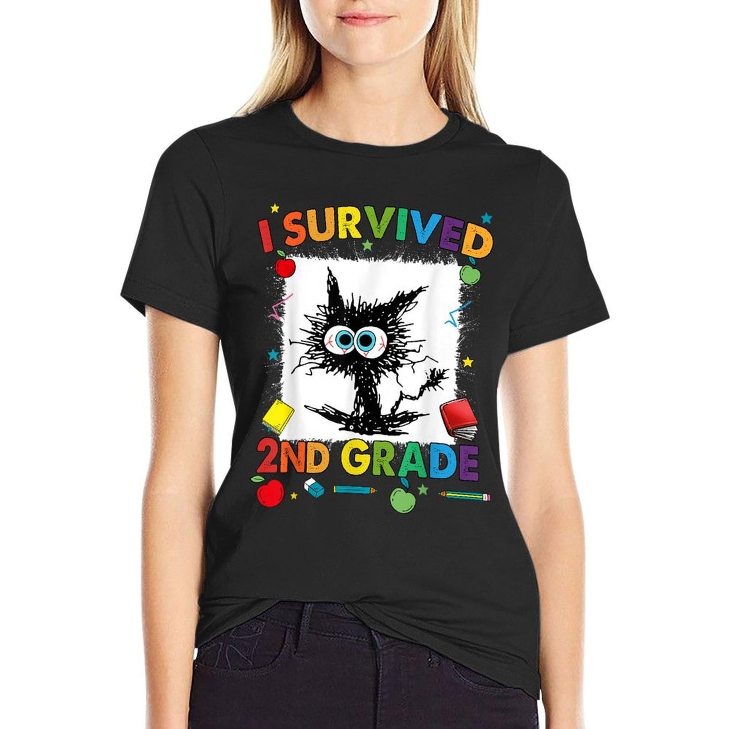 Funny Last Day Of Second 2nd Grade I Survived 2nd Grade Soft T-Shirt