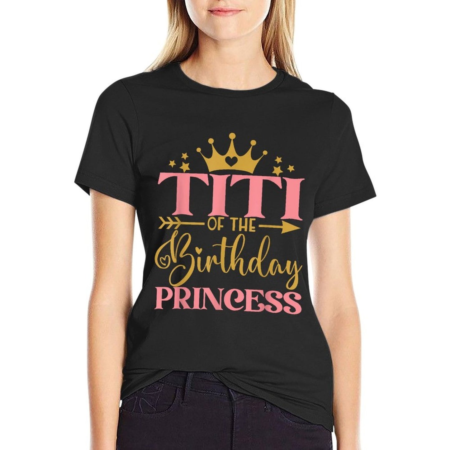 Titi of The Birthday for Girl - 1st Birthday Princess Girl Quick-drying T-Shirt