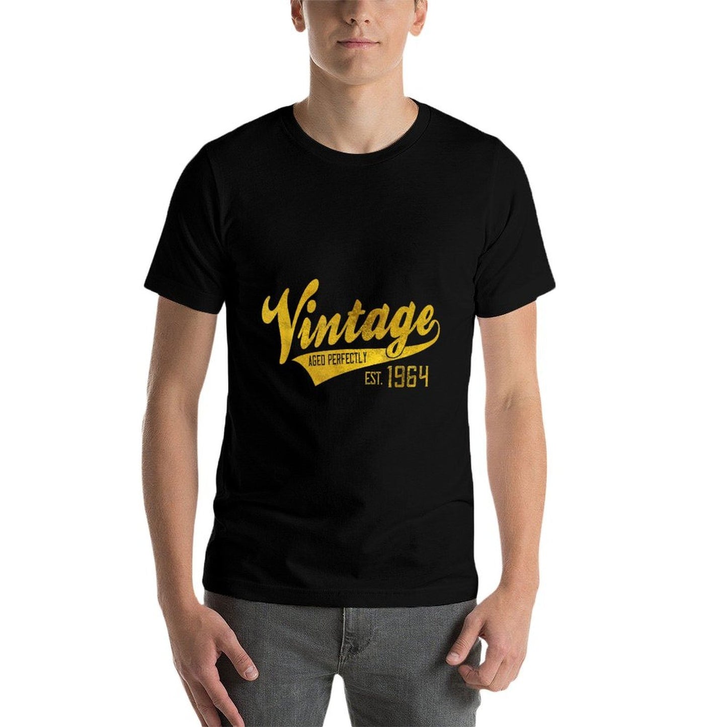 Vintage Est 1964 Aged 60 Yrs Old Bday 60th Birthday Summer-ready Fabric T-Shirt