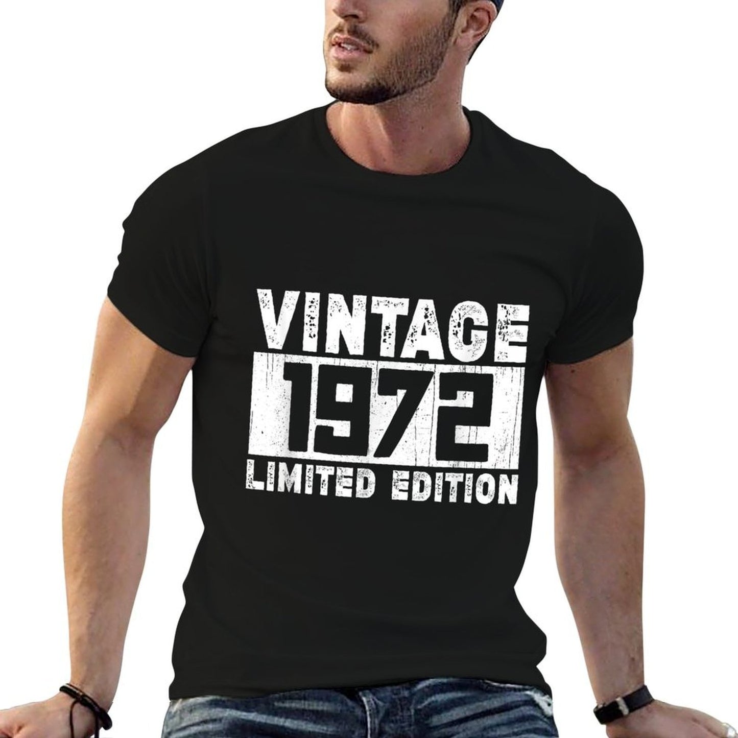 50 Years Old Vintage 1972 Limited Edition Cute 50th Birthday Polyester Blend T-Shirt