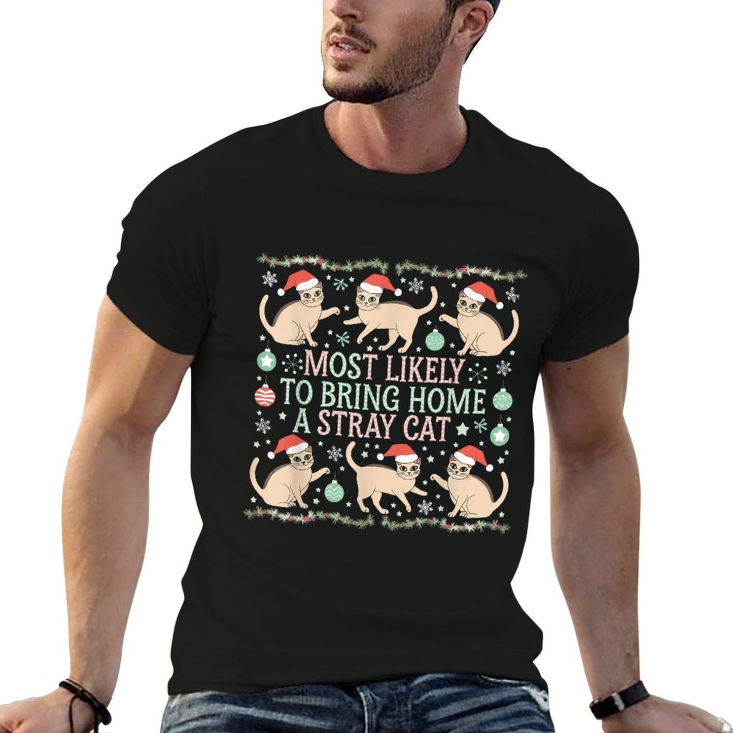 Most Likely To Bring Home Stray Cat Durable T-Shirt