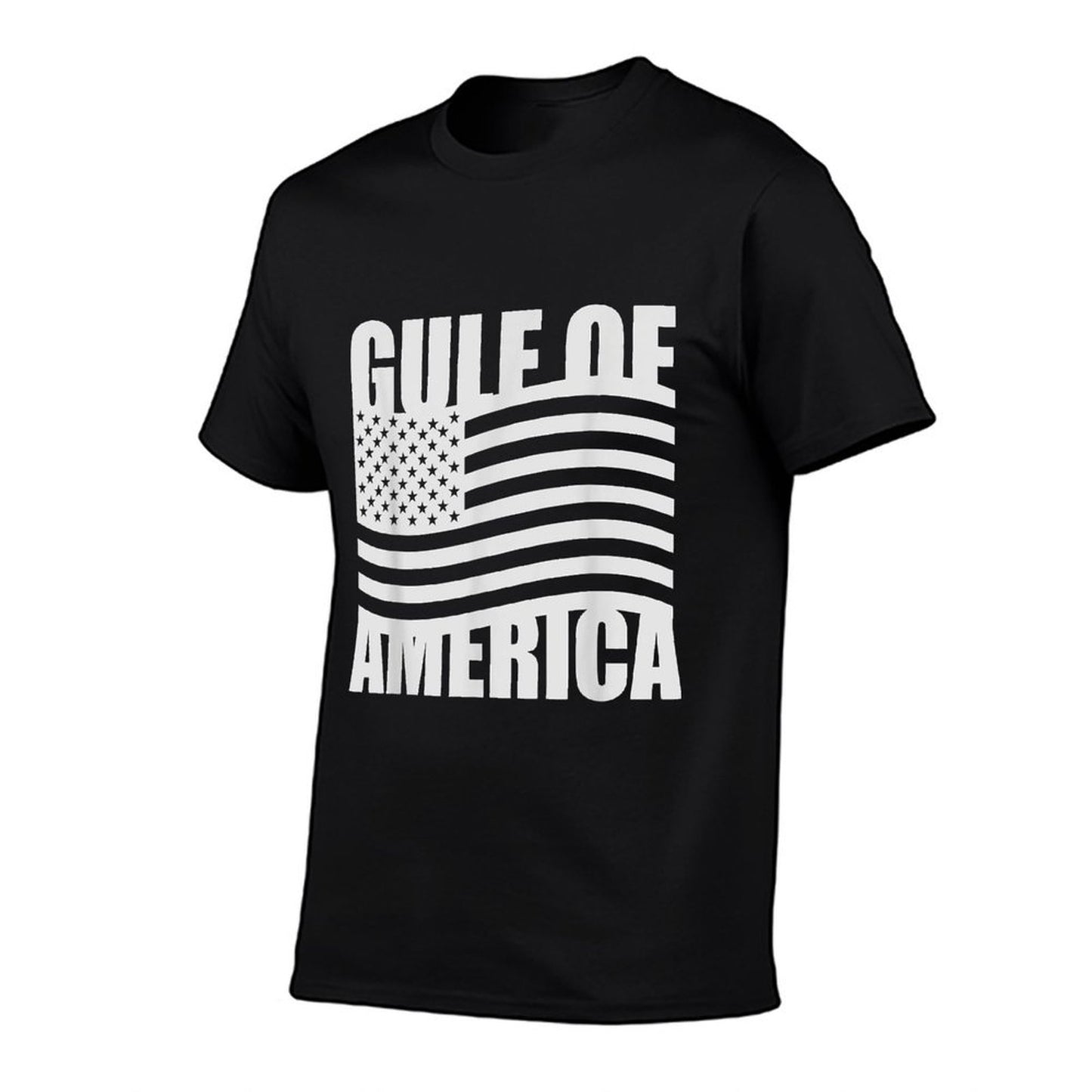Gulf of USA America Funny USA Flag Summer-ready Fabric T-Shirt