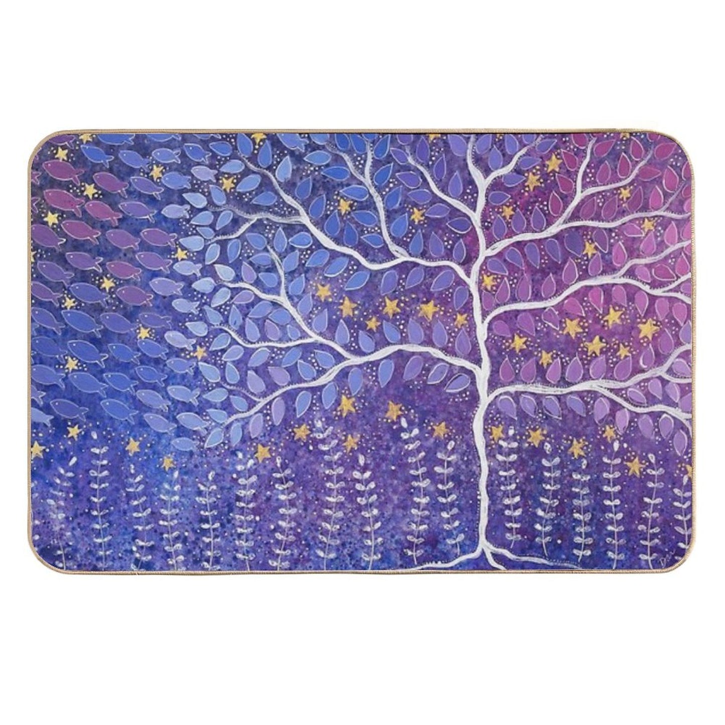 Between Two Worlds Easy To Clean Bath Mat