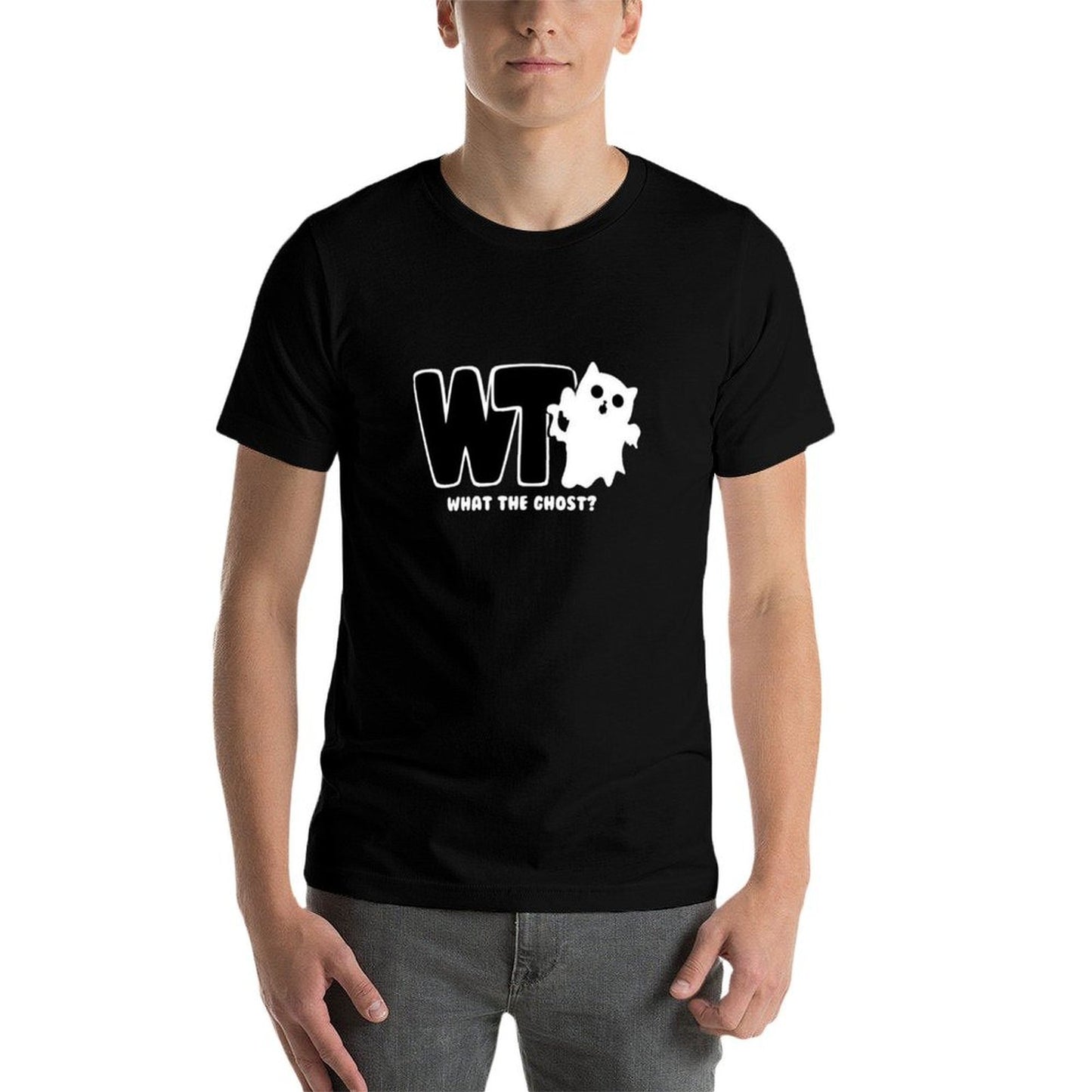What The Ghost - Light Trendy Pattern T-Shirt