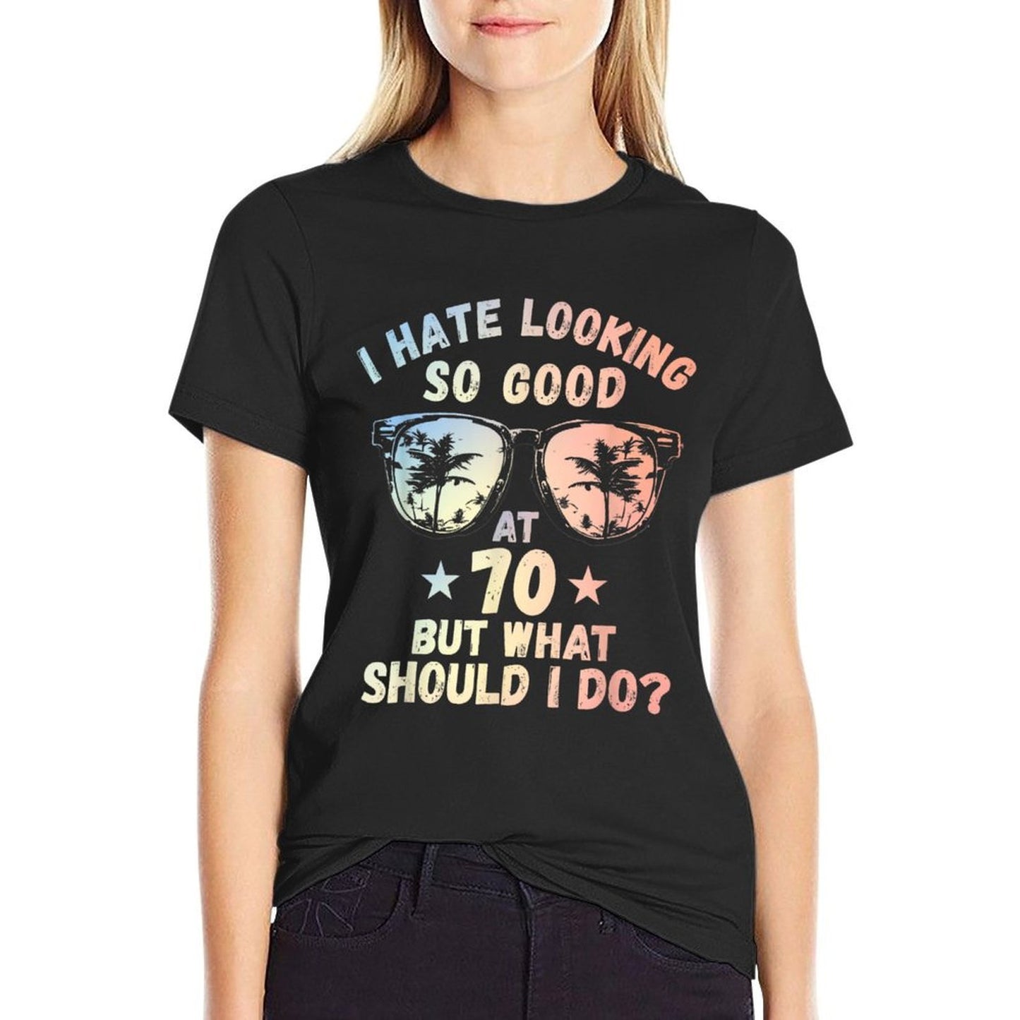 Funny 70th Birthday B-Day Saying Age 70 Year Joke Affordable Price T-Shirt