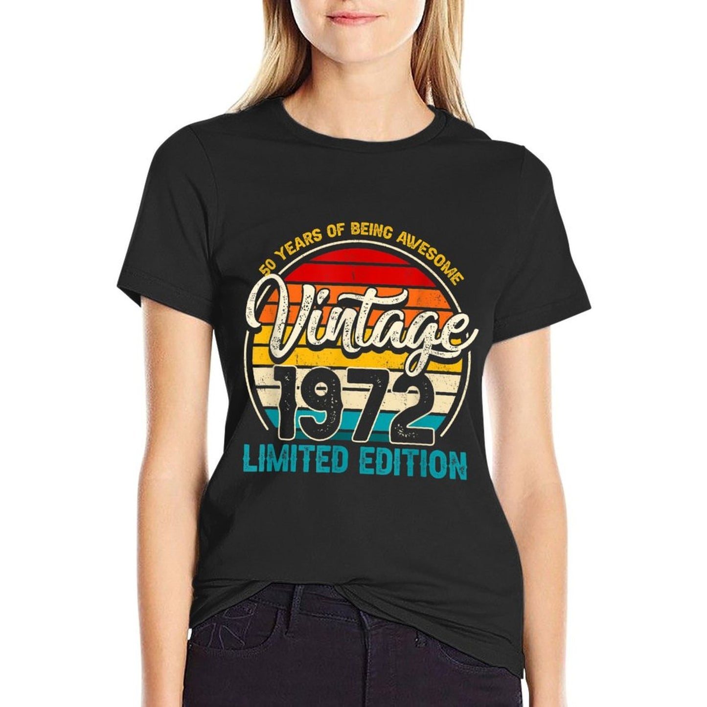 Retro Vintage 1972 Funny 50th Birthday Comfortable T-Shirt