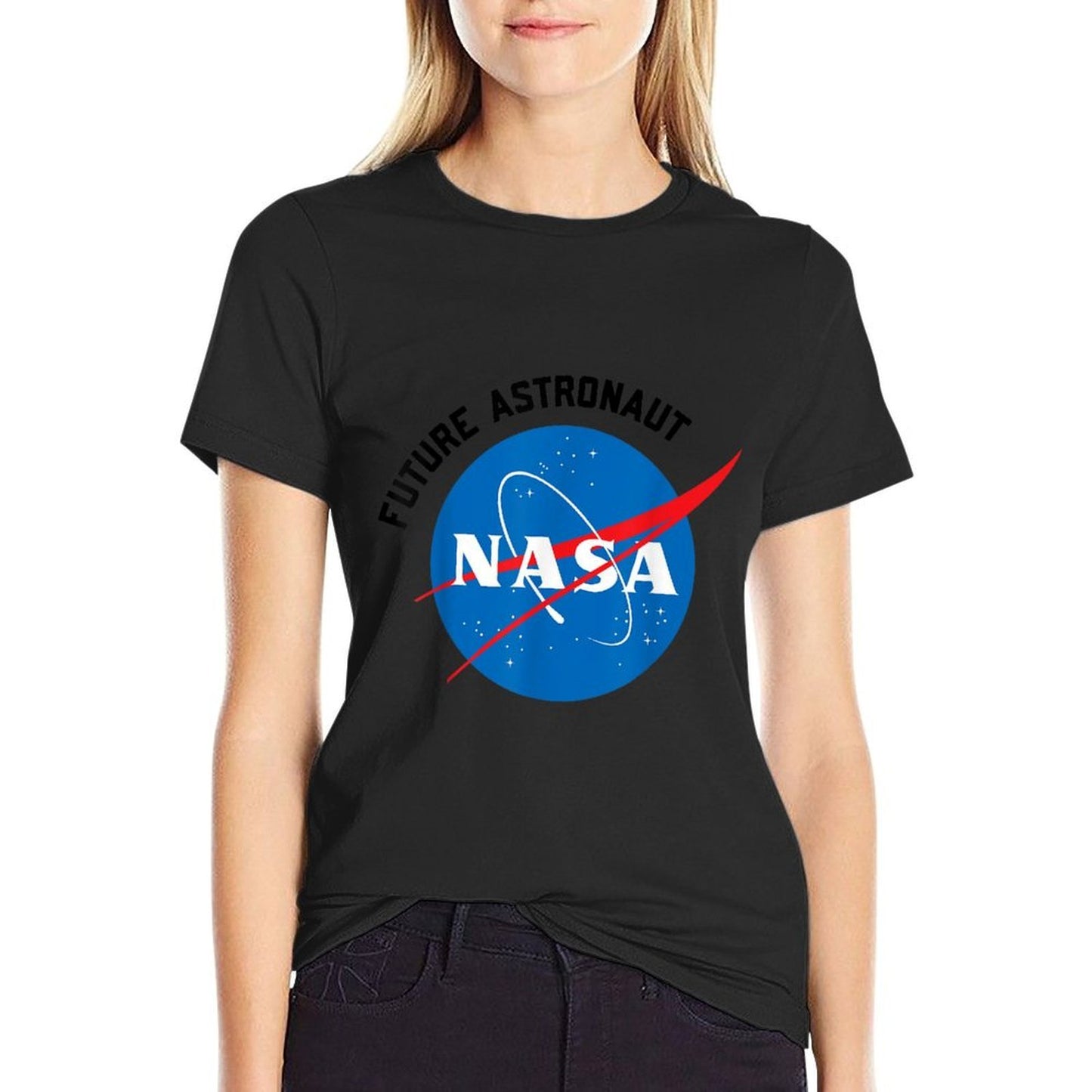 NASA Future Astronaut Space Kids Boys Girls Young Children Relaxed-fit T-Shirt