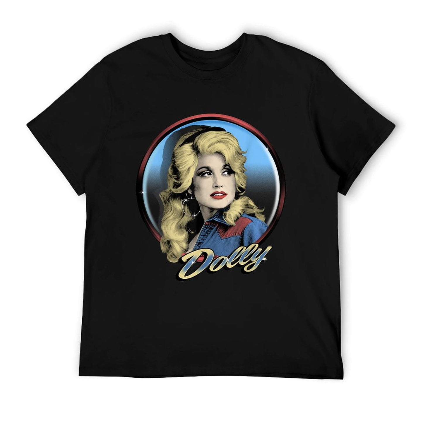 Dolly Parton Western High-quality Stitching T-Shirt