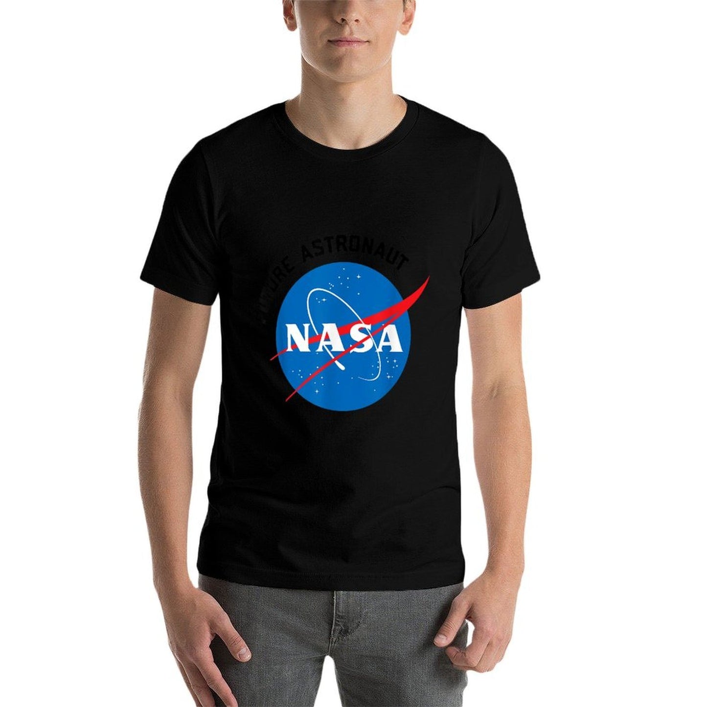 NASA Future Astronaut Space Kids Boys Girls Young Children Relaxed-fit T-Shirt