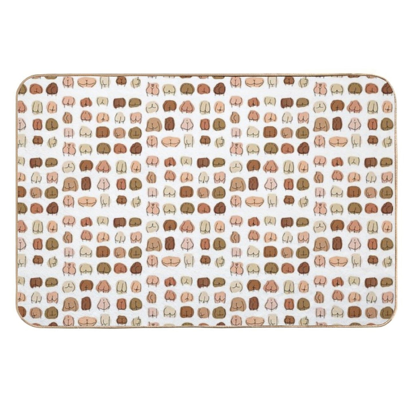 Love Butts - Shapes And Sizes Versatile Bath Mat