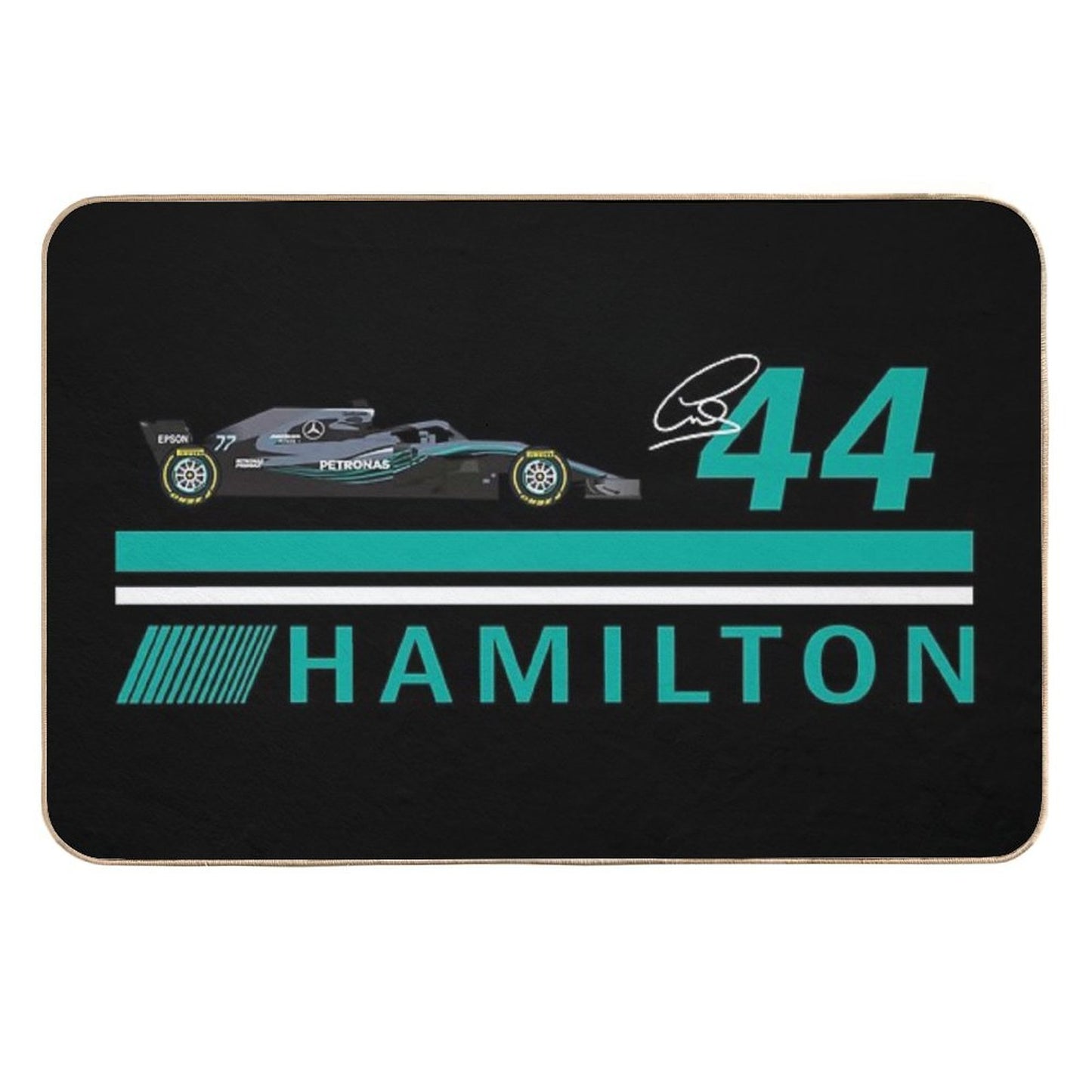 Lewis Hamilton Anti-Trip Bath Mat