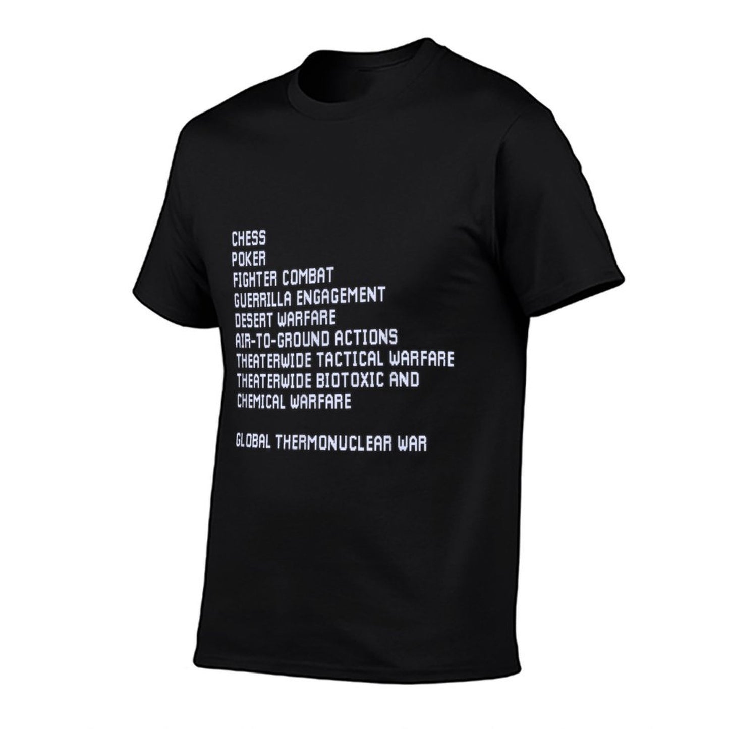 War Games Joshua WOPR Game Classic 80s Mens Womens Graphic Wrinkle-resistant T-Shirt