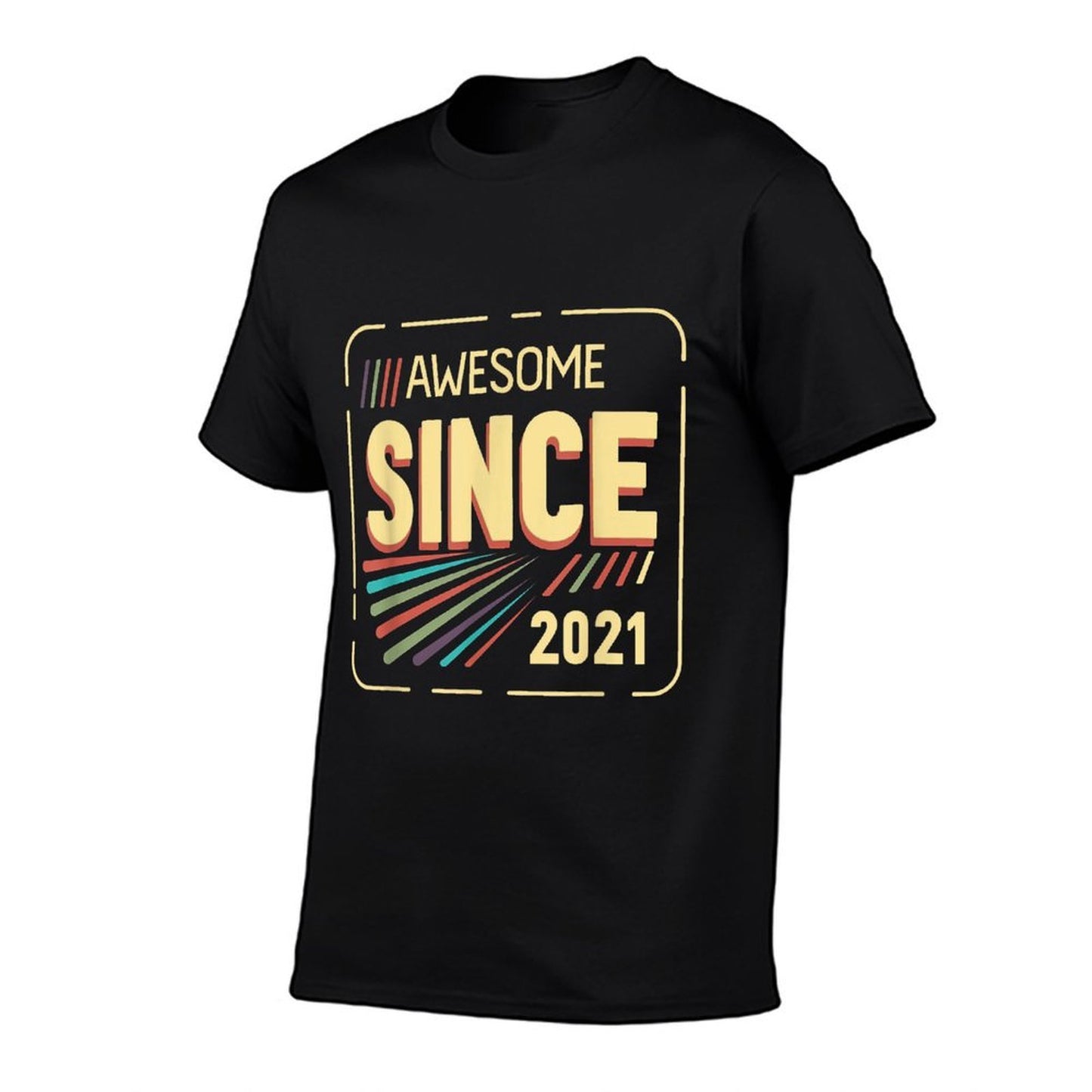 Funny 2021 4th Birthday 4 Years Old 4yr Boys Girls Bday Stretchy T-Shirt