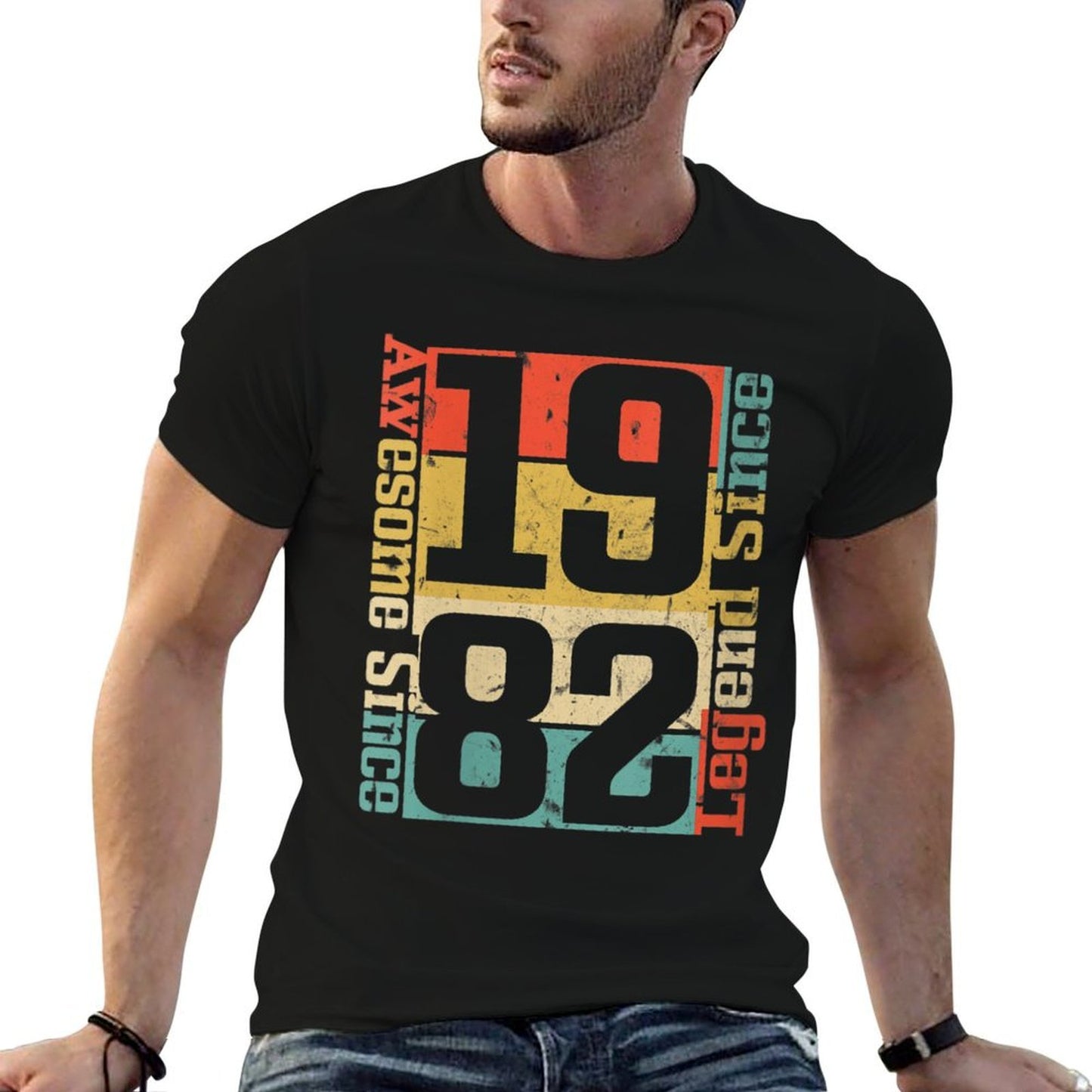 Womens 40th Birthday Gift Idea. Awesome Since 1982 Tagless Design T-Shirt