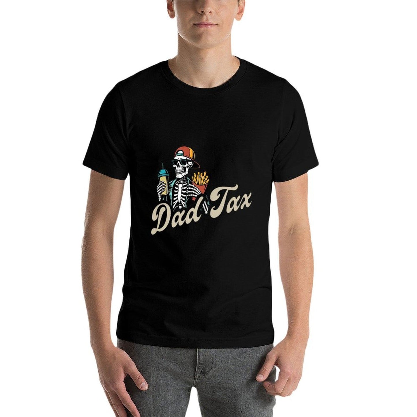 Dad Tax Making Sure Its Not Poison Skeleton (2 SIDES) Comfortable T-Shirt
