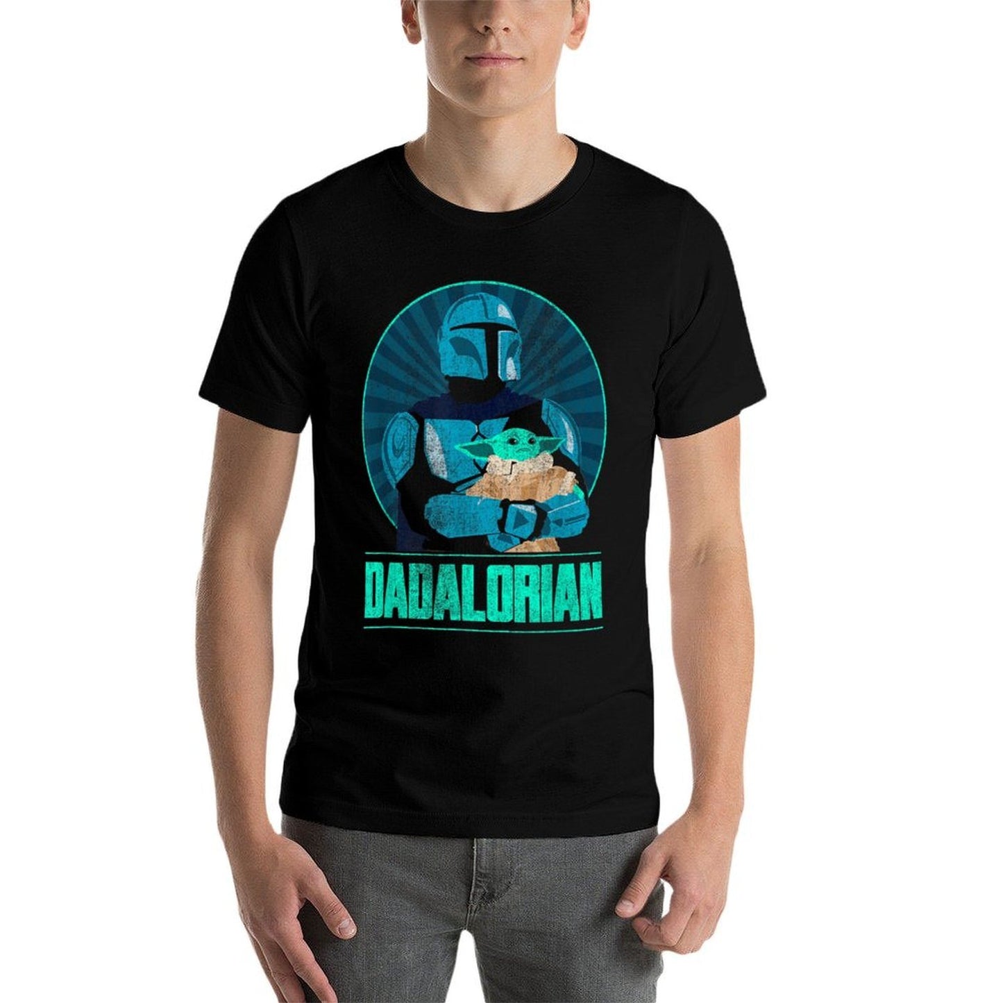 Star Wars The Mandalorian Fathers Day Dadalorian Retro Trendy Pattern T-Shirt