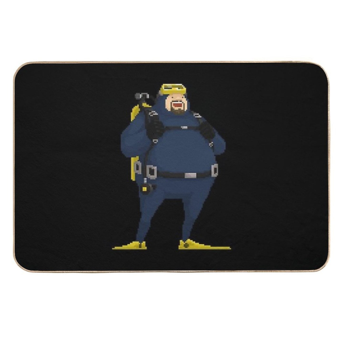 Dave The Diver Laugh Anti-Trip Bath Mat