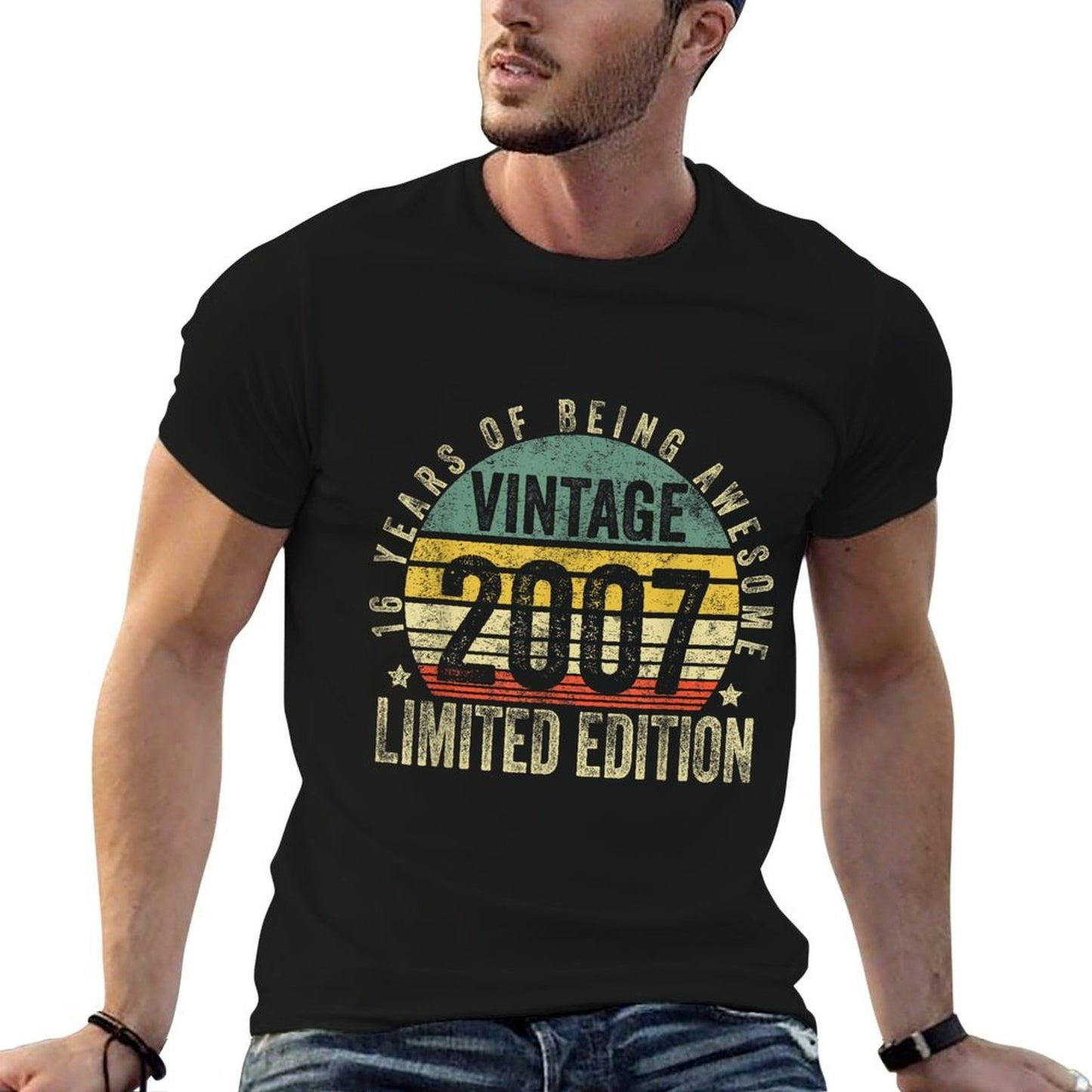 16 Year Old Gifts Vintage 2007 Limited Edition 16th Birthday Odor-resistant T-Shirt