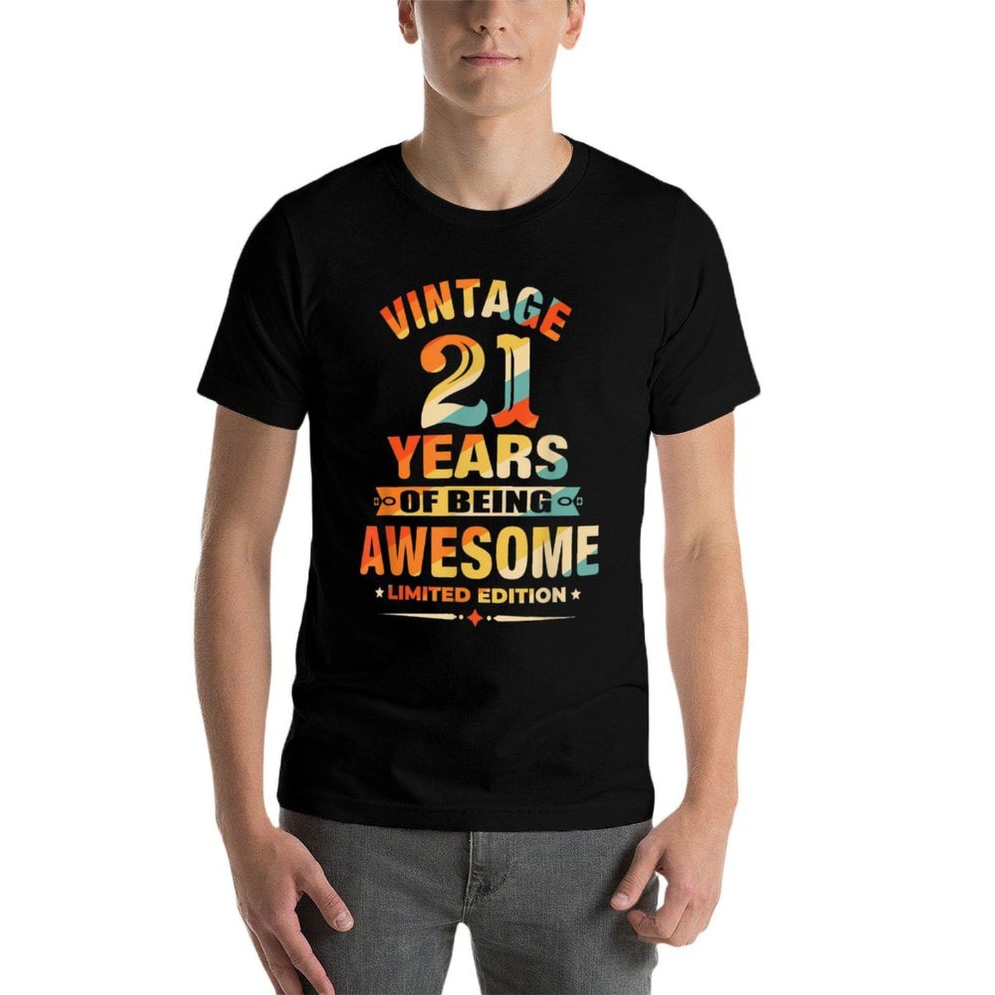 21 Year Old Gifts Vintage 2000 Limited Edition 21st Birthday Odor-resistant T-Shirt