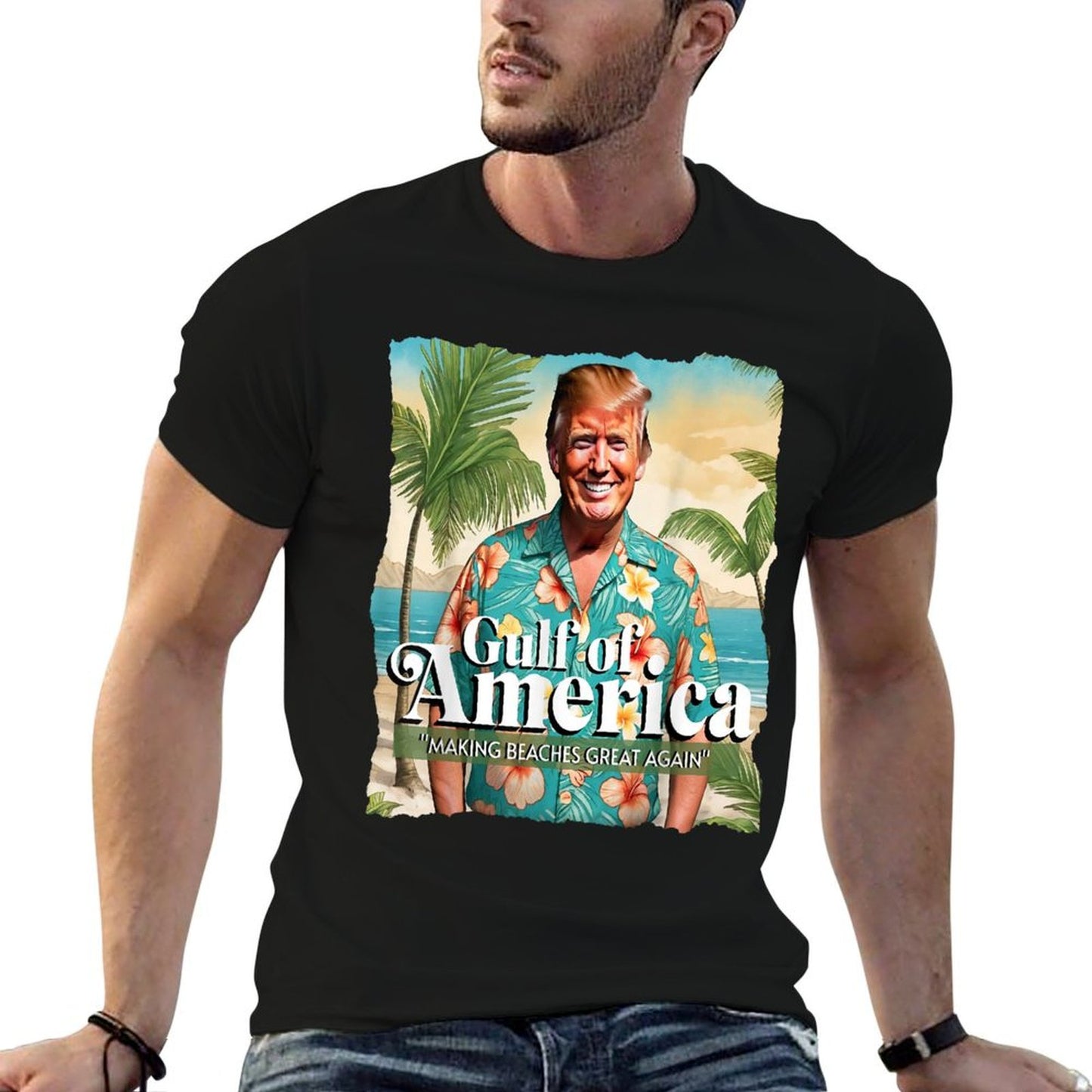 Funny Trump Gulf Of Us America 2025 Trump Merchandise Durable T-Shirt