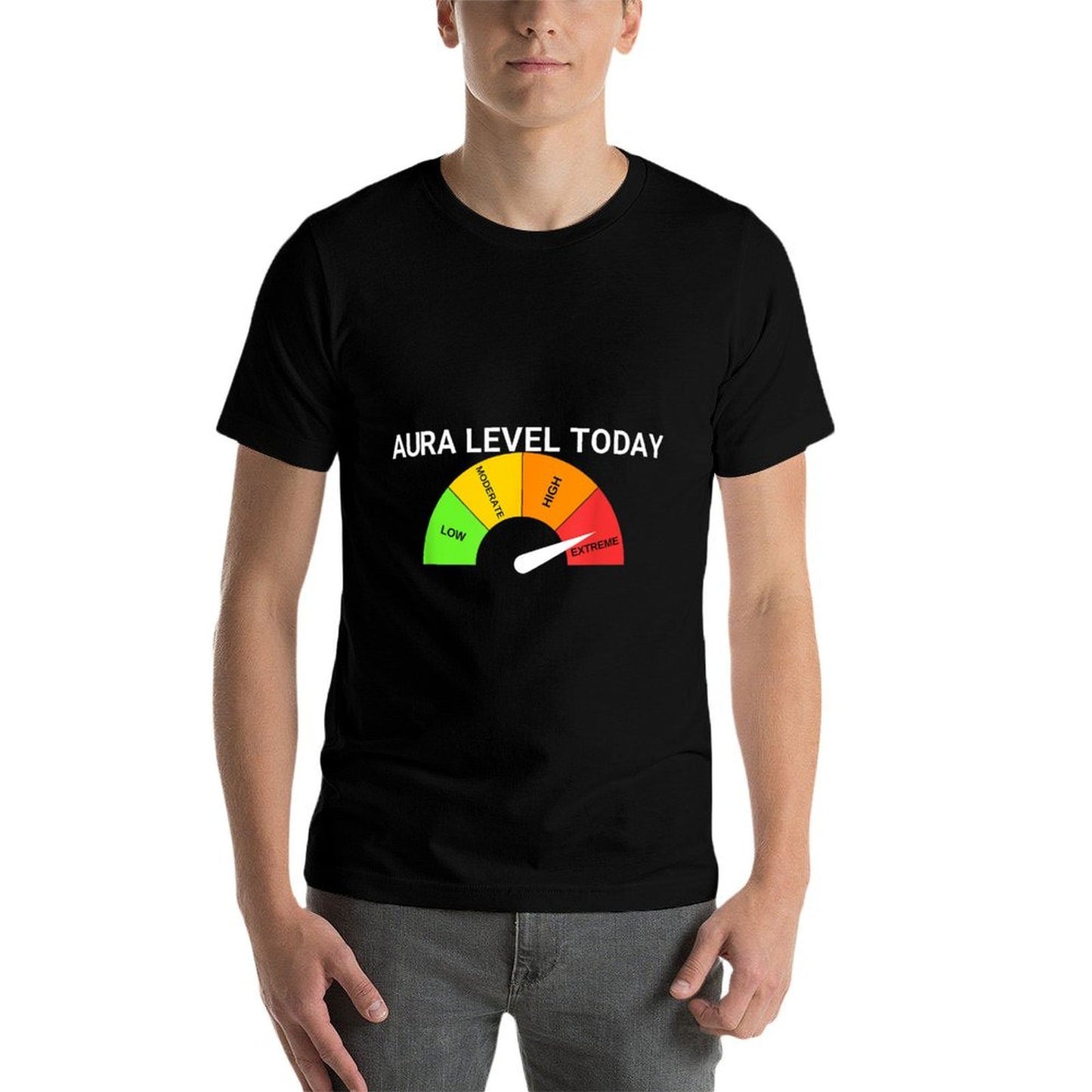 Aura Level Today Extreme Aura Points Meme Versatile T-Shirt