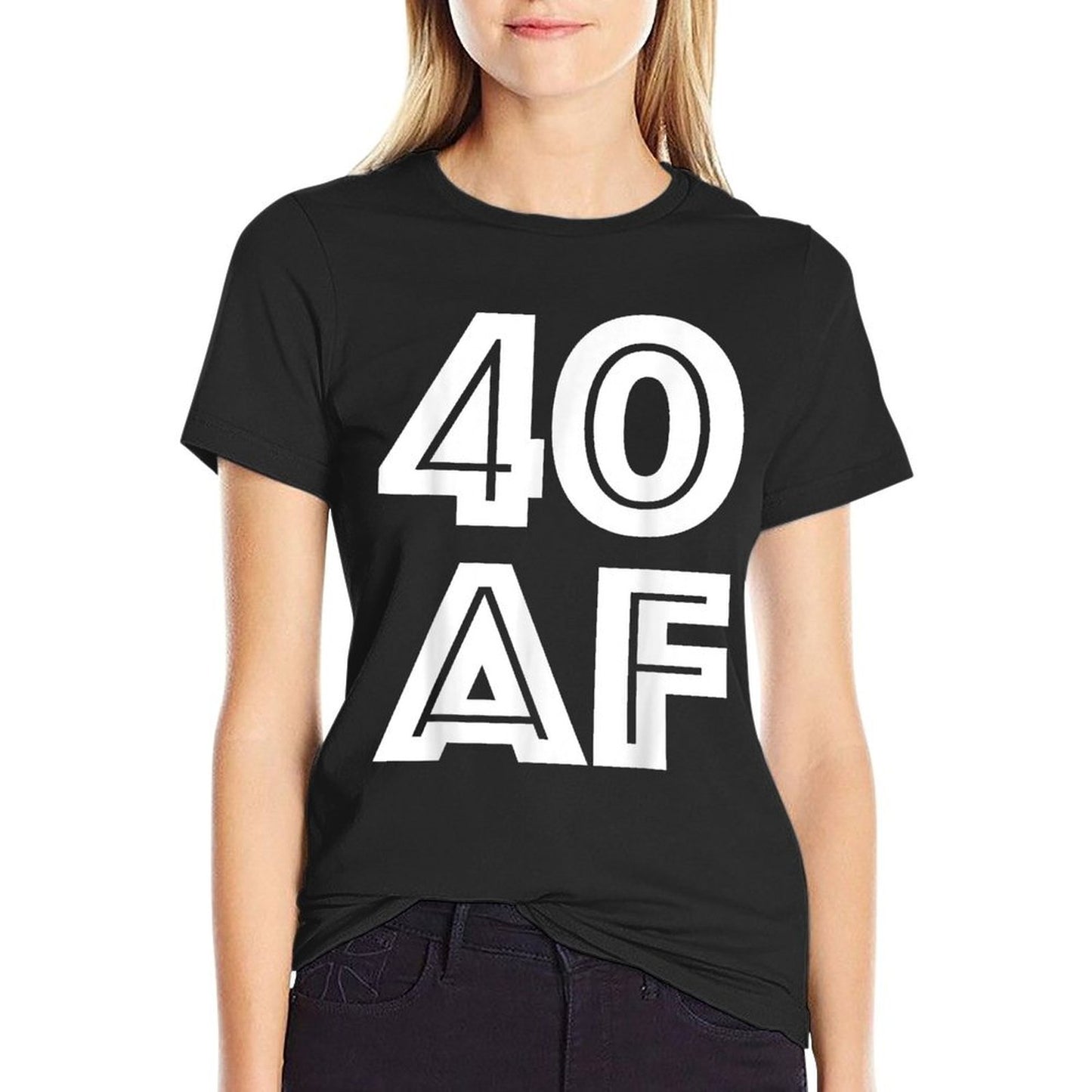 40th Birthday - 40 AF Fabulous at 40 Easy-care T-Shirt