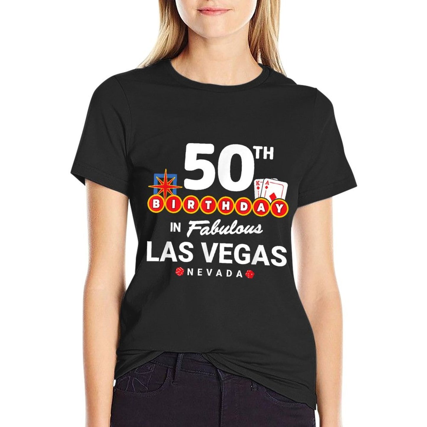 Las Vegas Birthday Party - 50th Birthday - Vegas Birthday Quick-drying T-Shirt