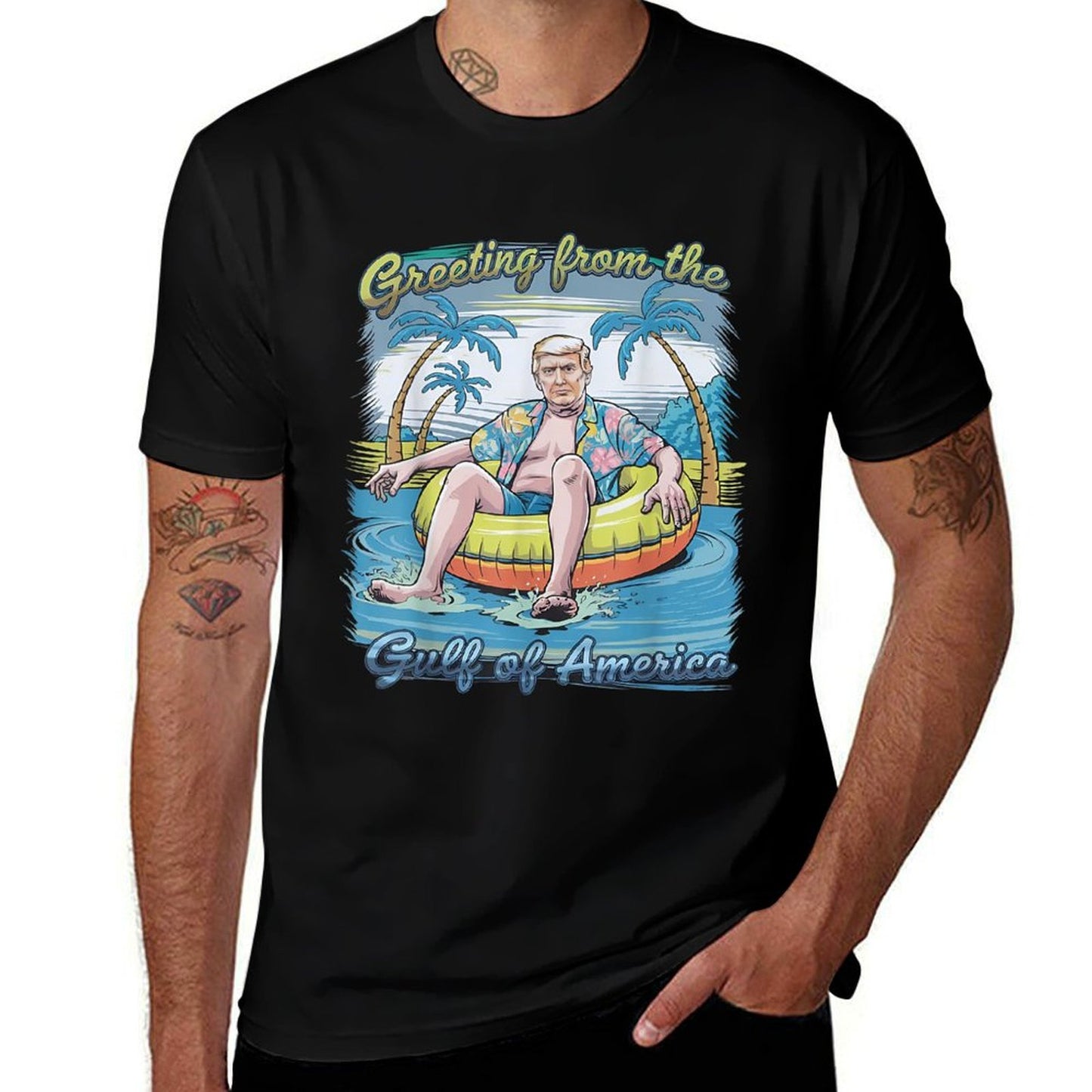 Greeting From The Gulf Of Usa America Comfortable T-Shirt