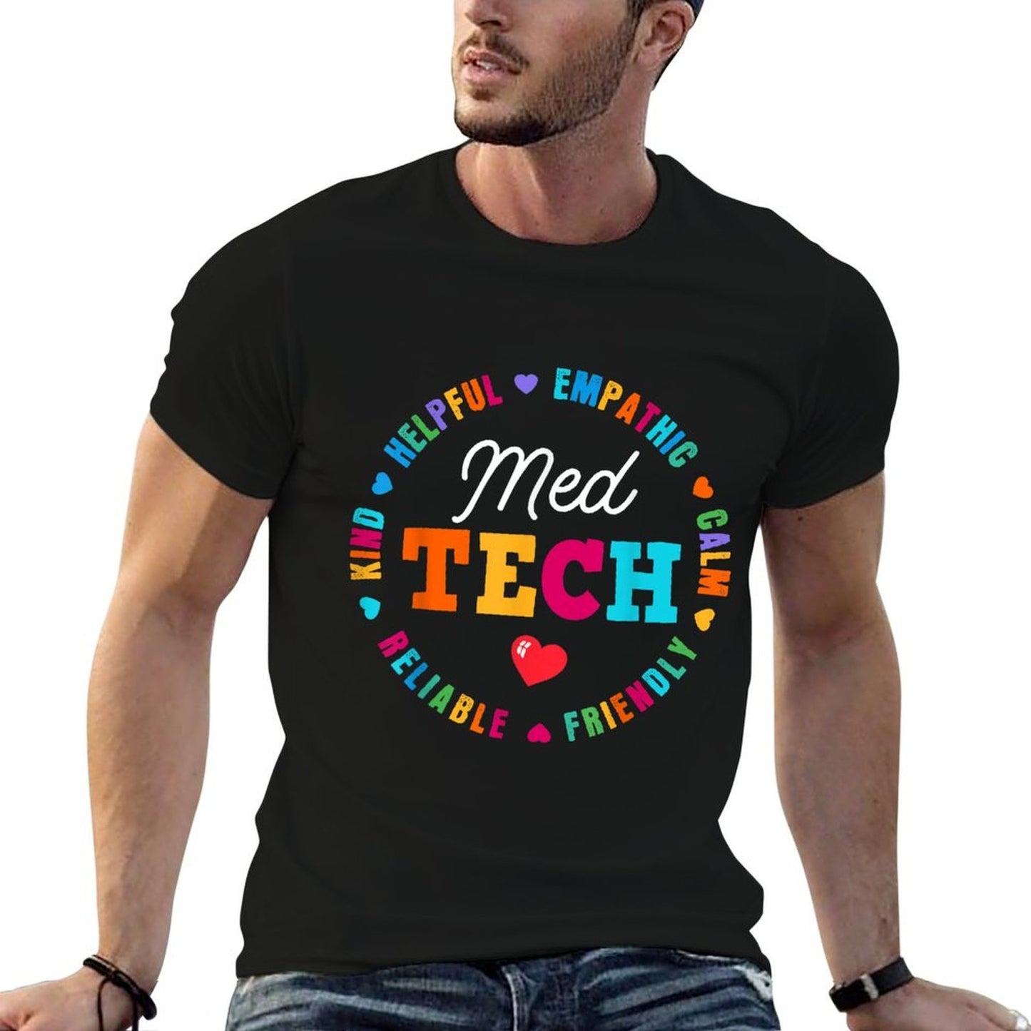 MED Tech Appreciation Week Healthcare Medical Technologist Vintage-inspired T-Shirt