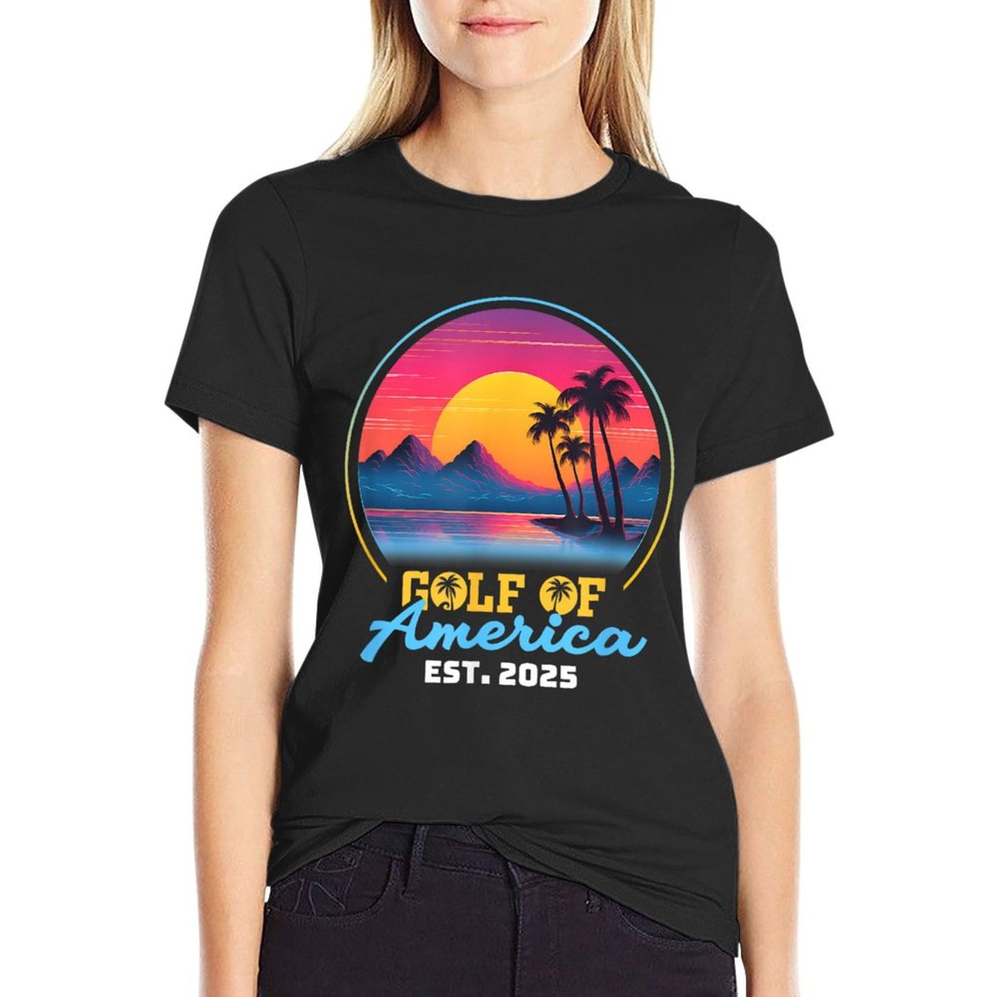Funny USA America Shirt Gulf Of Us America Est 2025 Breathable T-Shirt