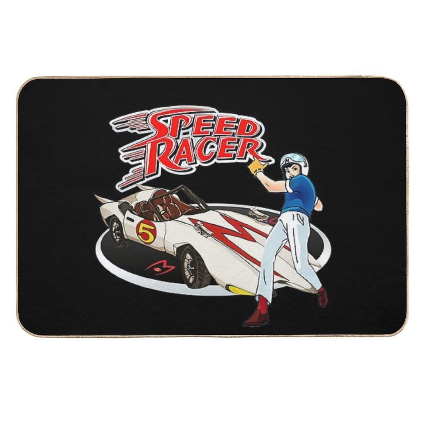 Speed Racer Go Speed Racer Go Go!!! Long-Lasting Bath Mat