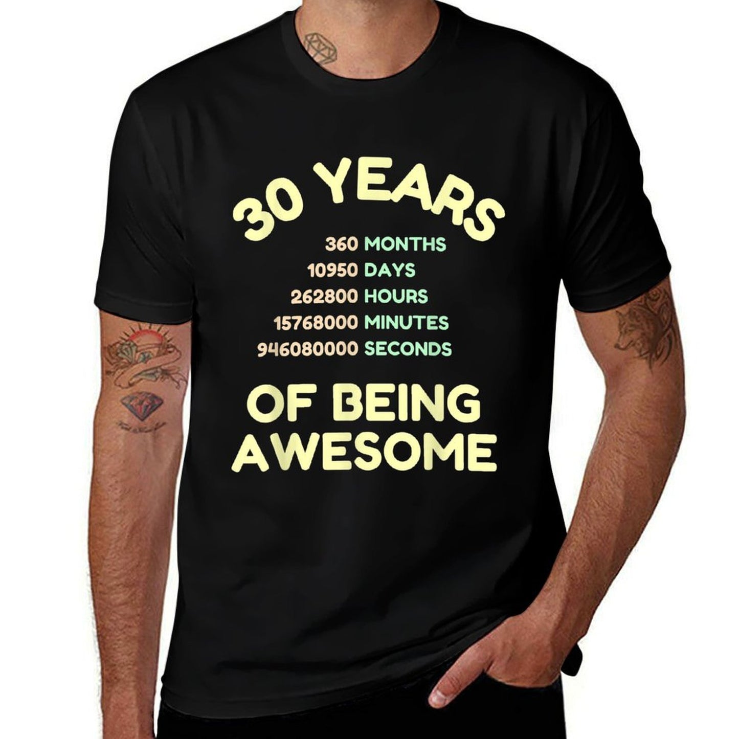 Funny Awesome 30th Birthday Affordable Price T-Shirt