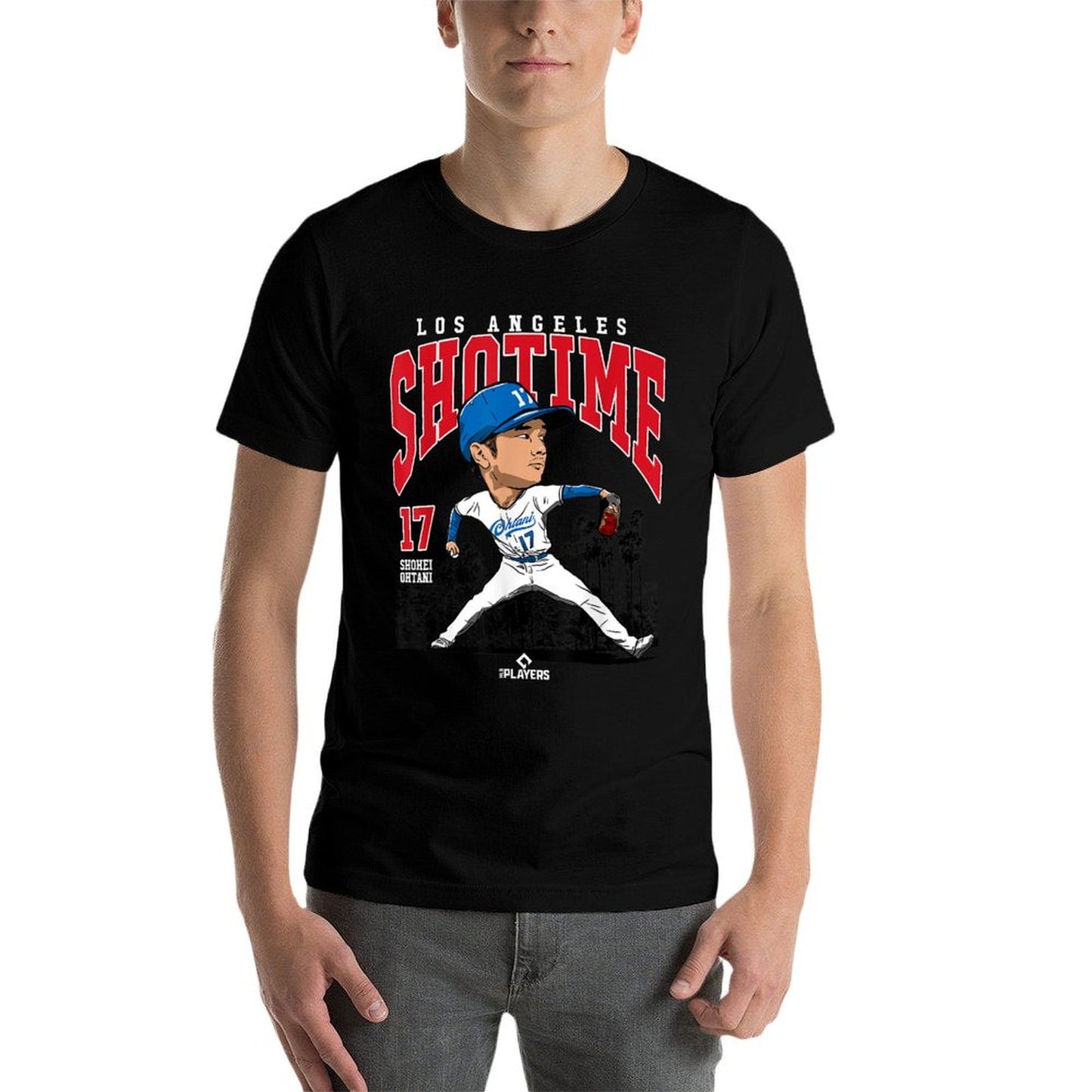 Shohei Ohtani Los Angeles Baseball MLB Player MLBOHT3005 Odor-resistant T-Shirt