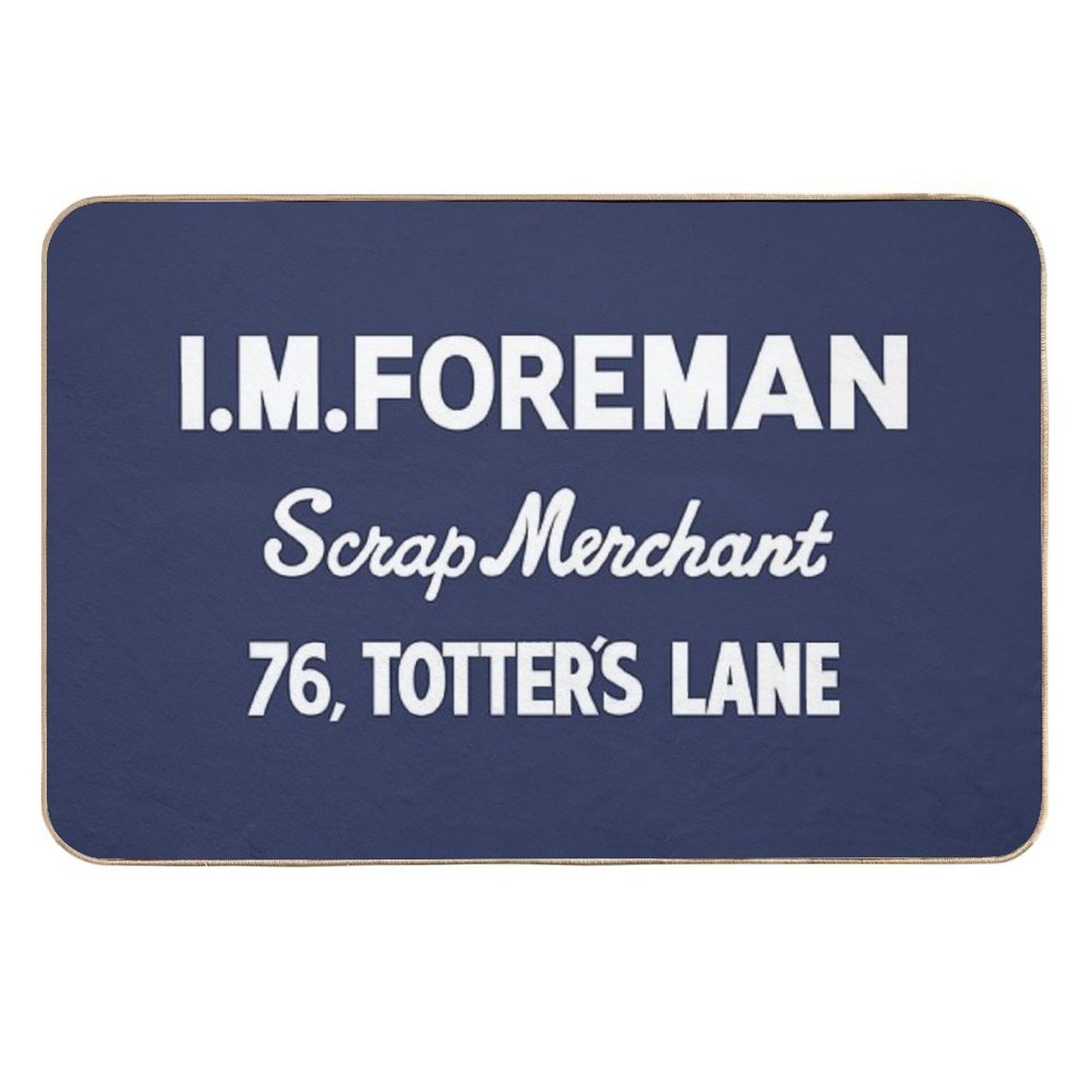 Totter's Lane (Clean) Dirt-Trapping Bath Mat