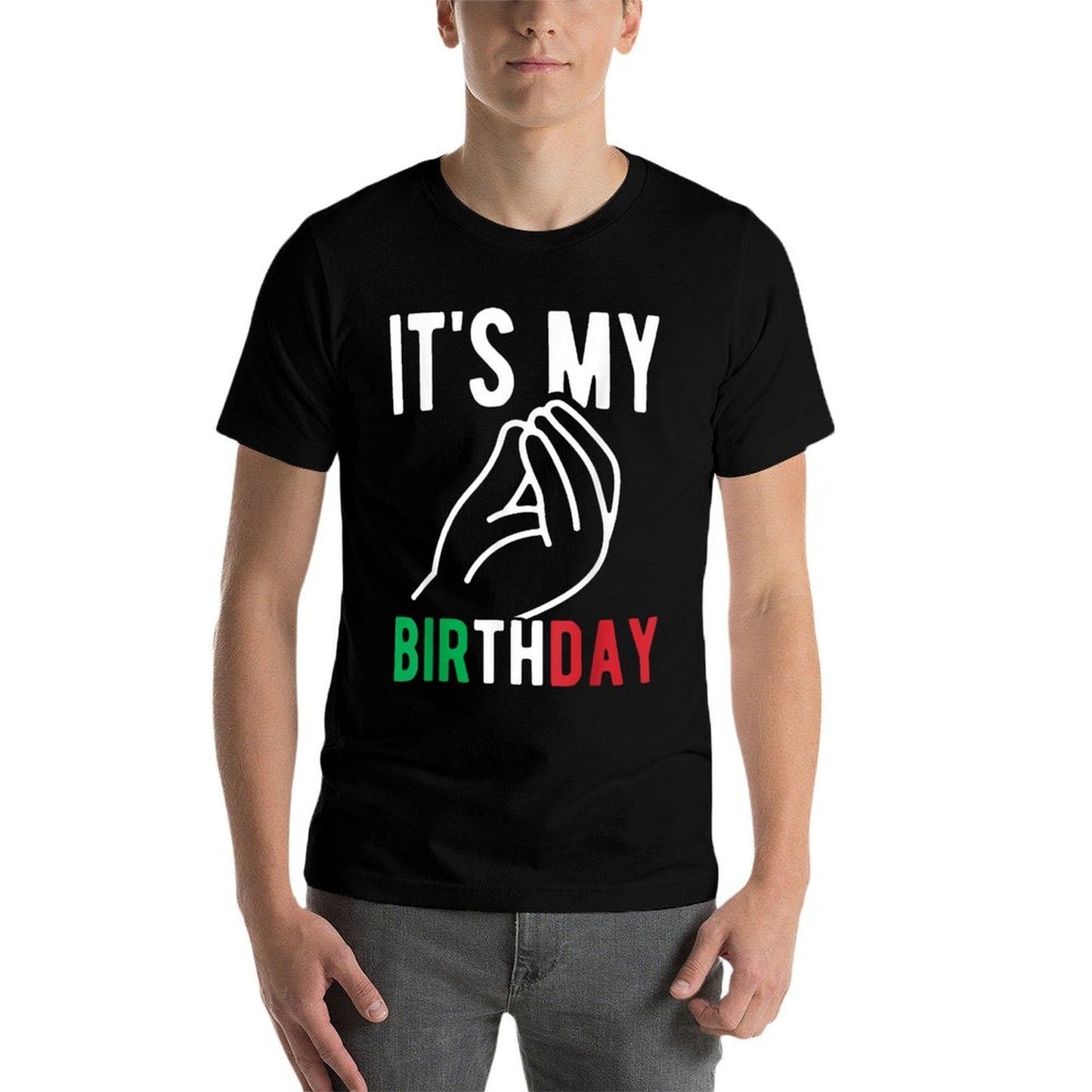 It's My Birthday Party Italia Italy Funny Italian Birthday Durable T-Shirt