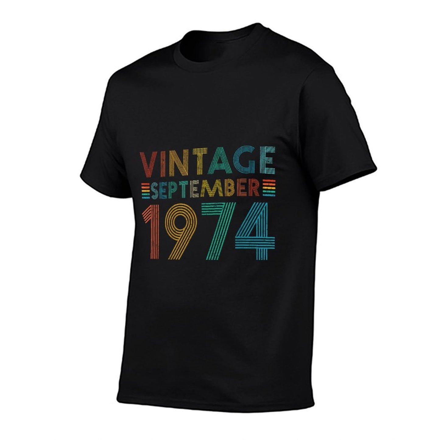 1974 Vintage September 50th Birthday Relaxed-fit T-Shirt