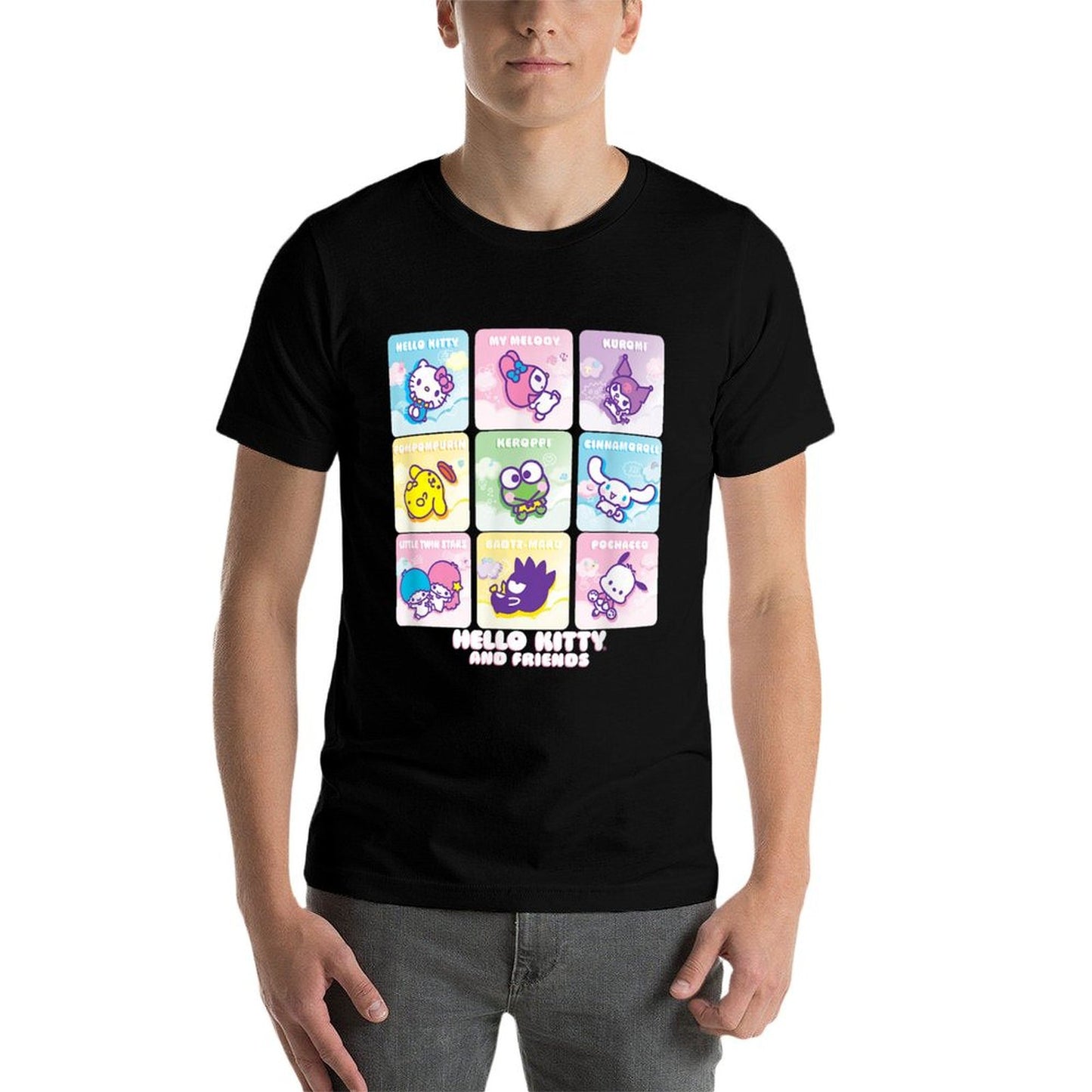 Hello Kitty And Friends Square Icons Comfortable T-Shirt