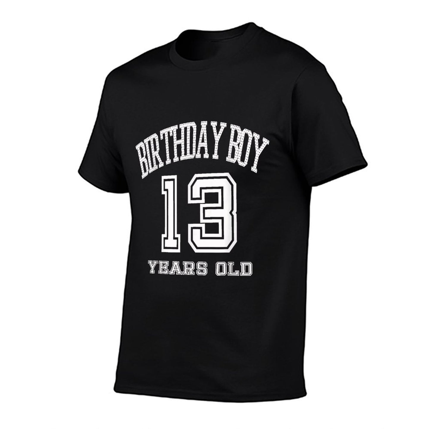 13th Birthday 13 Yrs Years Old Birthday Boy Varsity T-shirt Slim-fit Cut T-Shirt