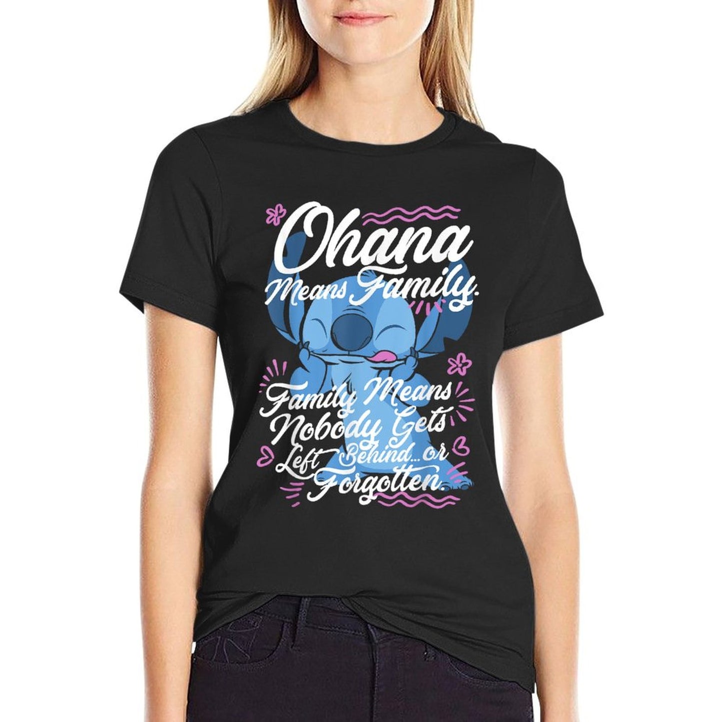 Lilo & Stitch Stitch Day Ohana Means Family Moisture-wicking T-Shirt