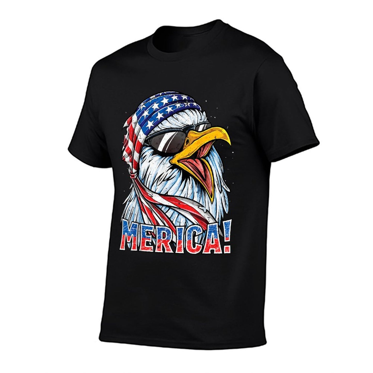 Eagle Merica T 4th of July Merica Men Boys American Odor-resistant T-Shirt