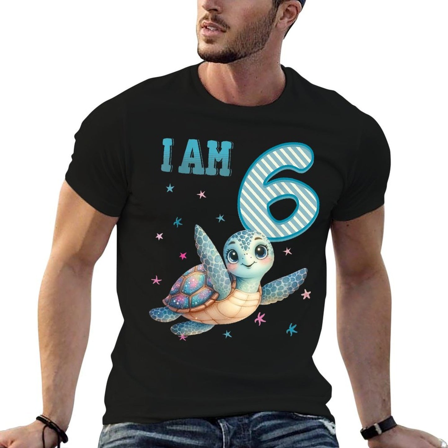 Kids 6 Year Old 6th Birthday Sea Turtles Boy Girl Turtle Soft T-Shirt